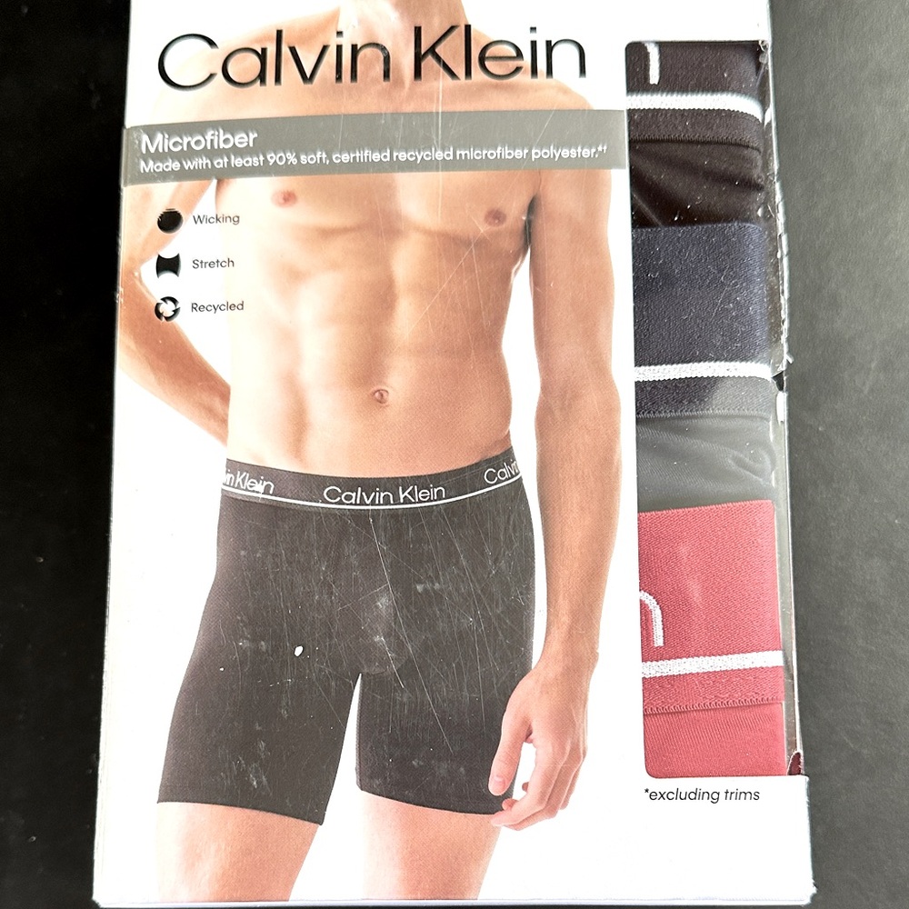 Calvin Klein Microfiber Stretch Boxer Briefs XL NWT